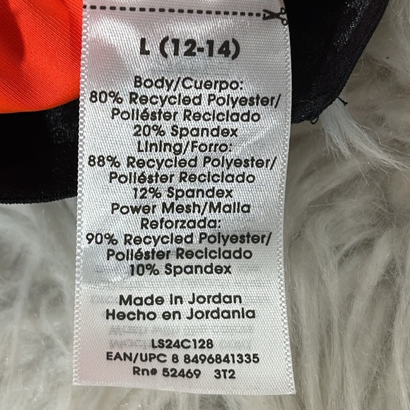 Love & Sports Women’s Logo Patch Sports Bra Size Large 12-14 NEW - Picture 9 of 15